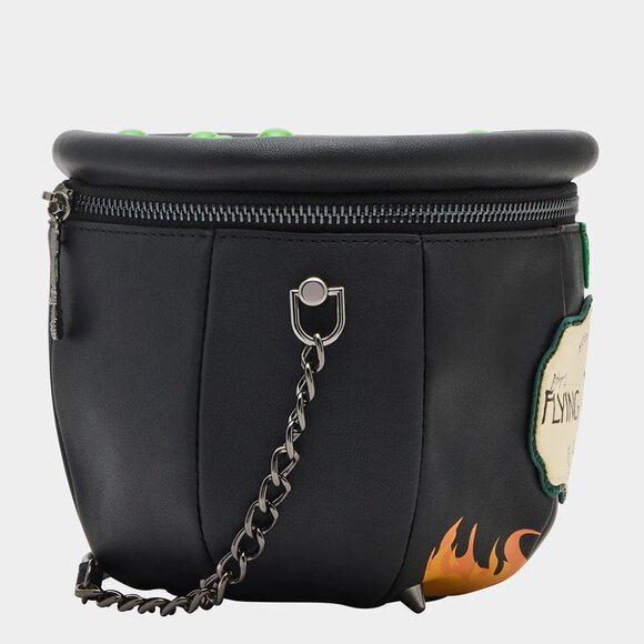 Betsey Johnson Kitsch Feelin Popular Black Witches Caludron NWT - Picture 4 of 9